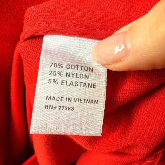 Madewell Red Sleeveless A-Line Cocktail Dress - Picture 4 of 4